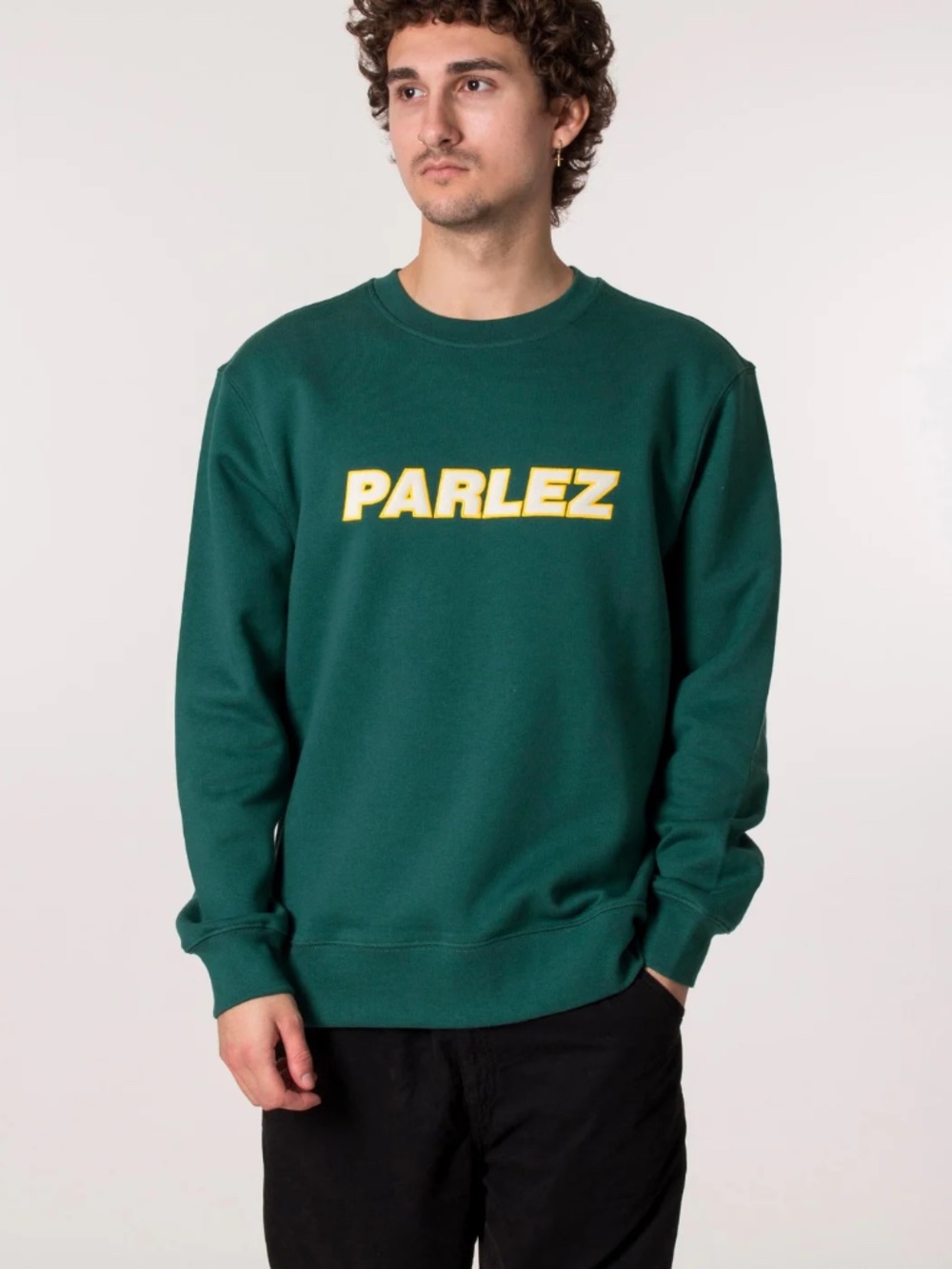 Parlez Finn Sweatshirt - Deep Teal, Small